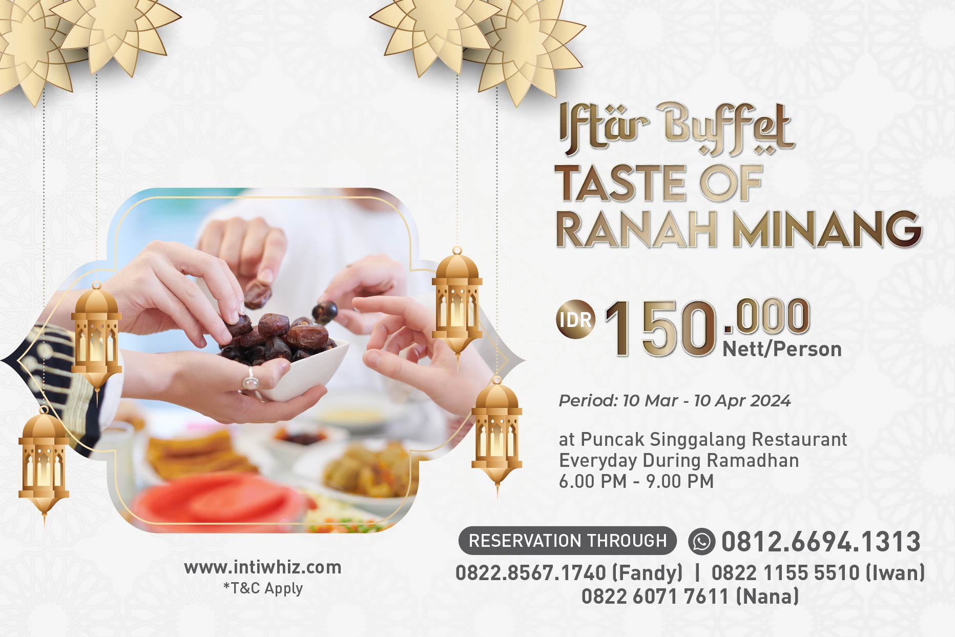 Iftar Buffet Taste of Ranah Minang